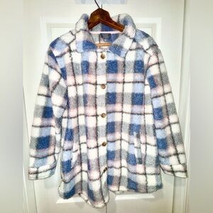 Berkley Jensen Sherpa Boucle Jacket. Size medium NWT